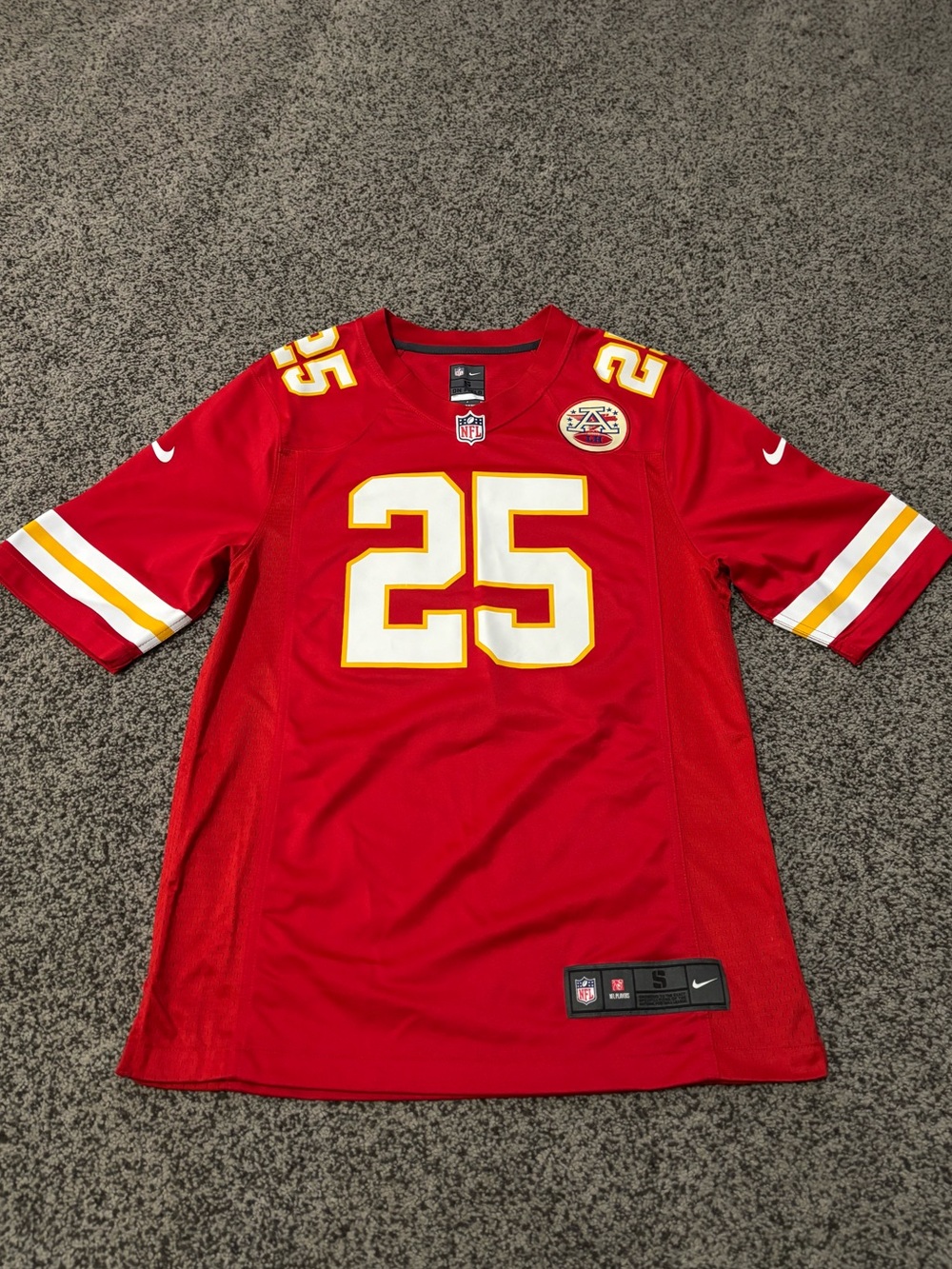 Nike KC Chiefs #25 Edward’s-Helaire Jersey